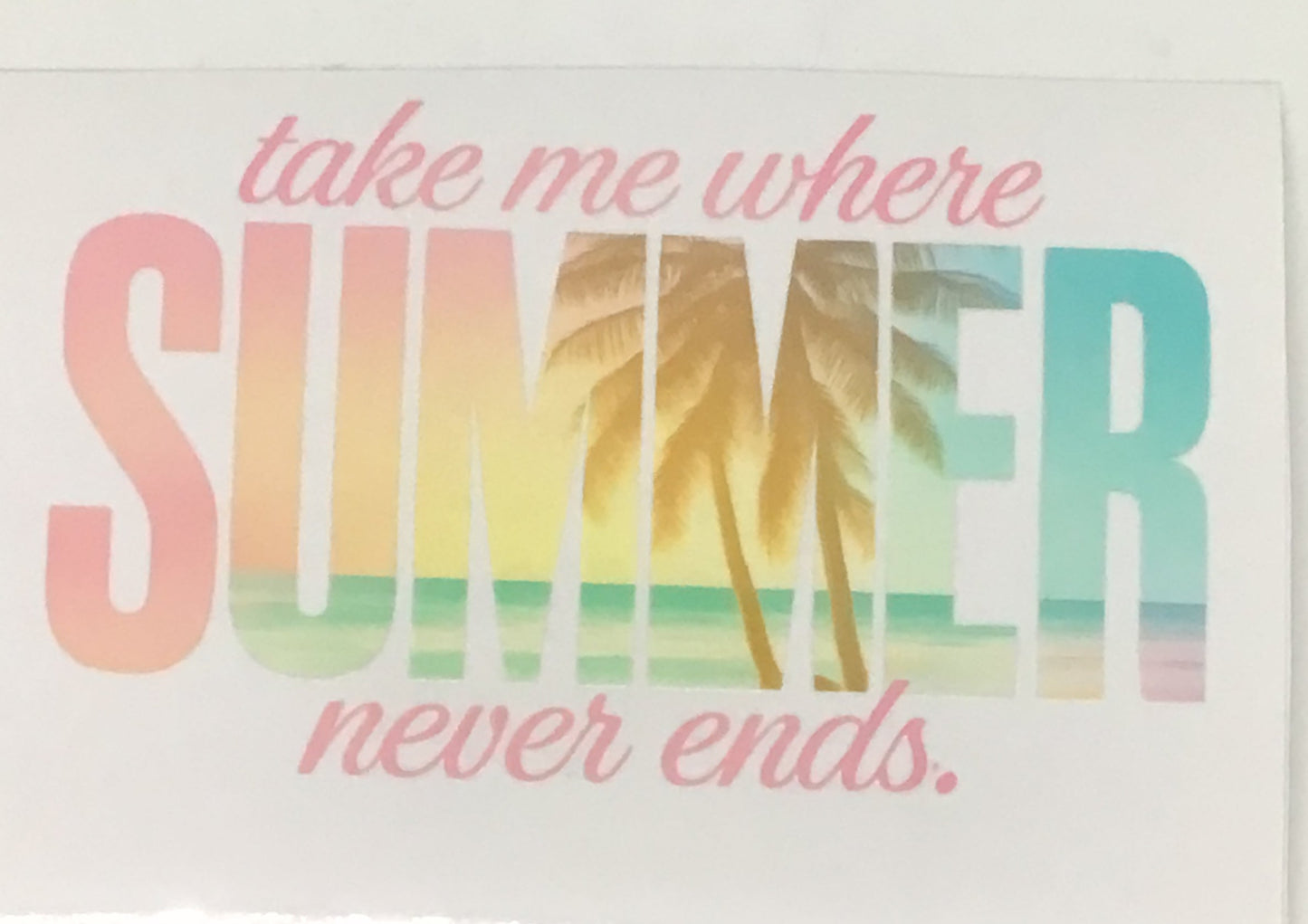 Take me where Summer Never Ends
