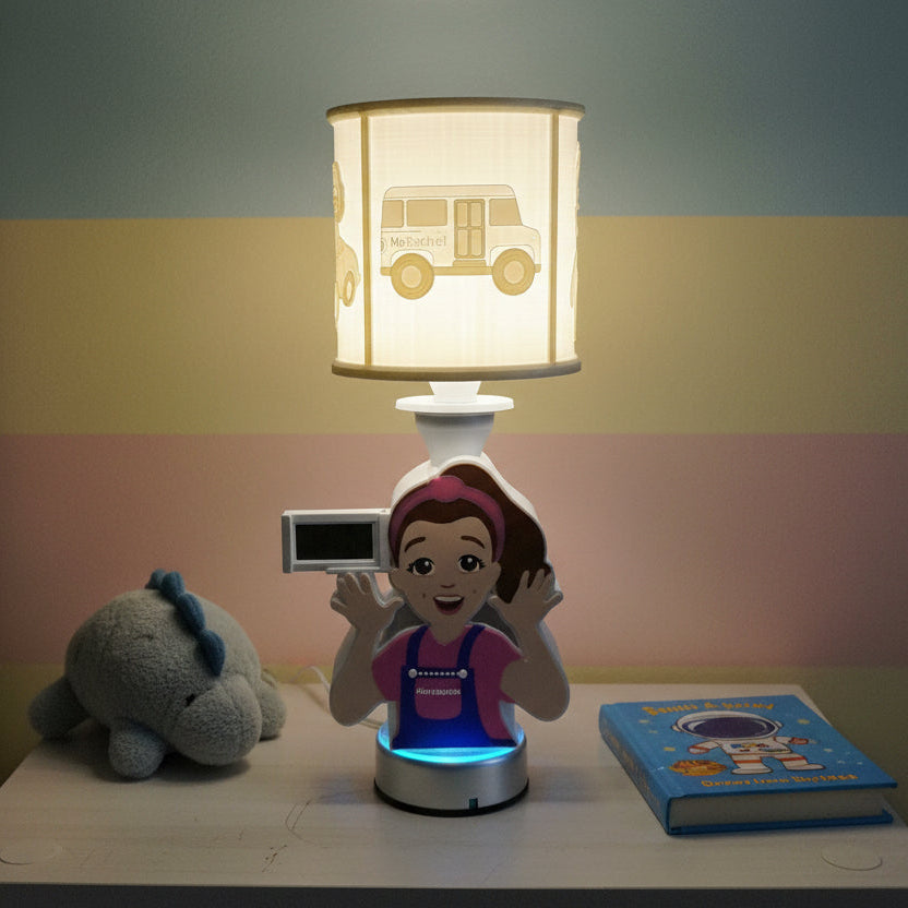 Ms. Rachel's Lamp with Digital clock
