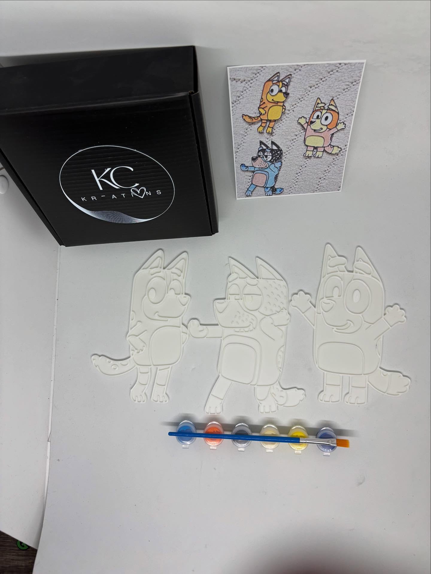Bluey paint kit