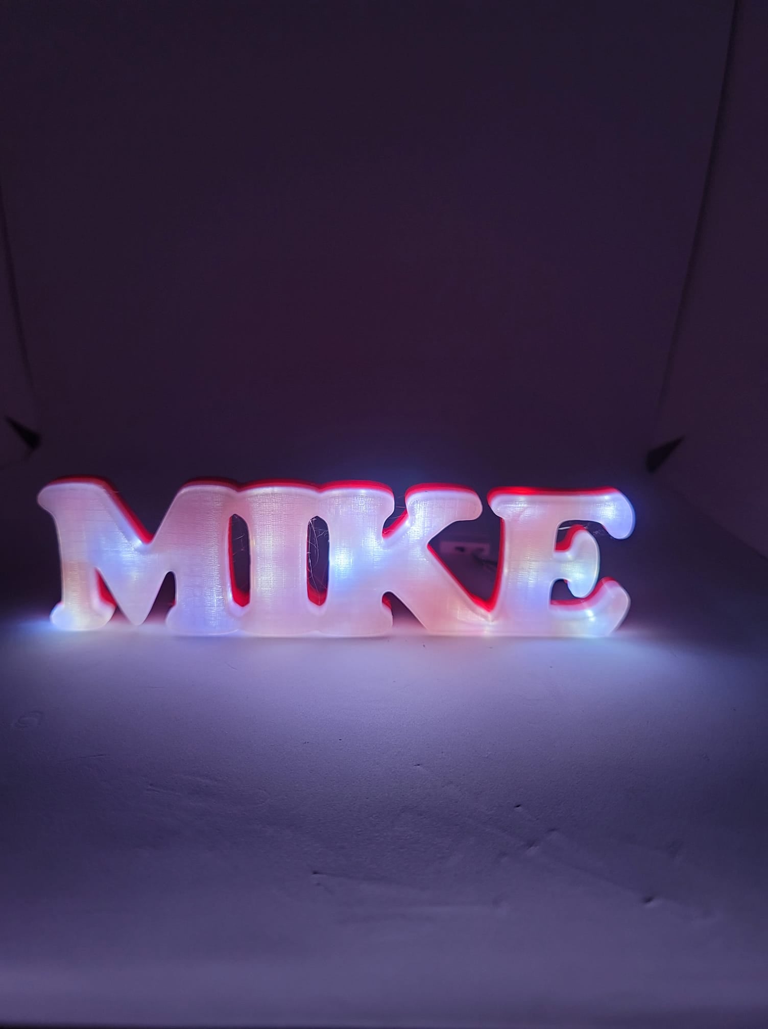 3D Printed Name Light Box – Kellys Custom Kreations
