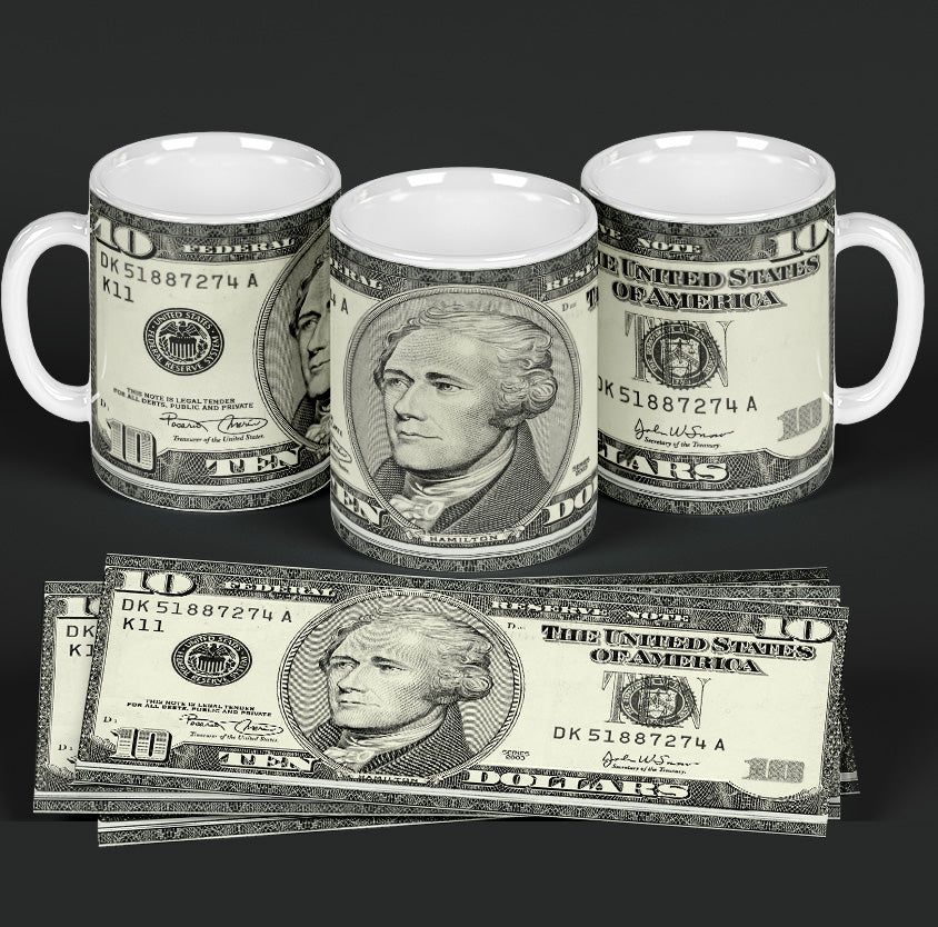 Money Coffee Mugs and Tumblers