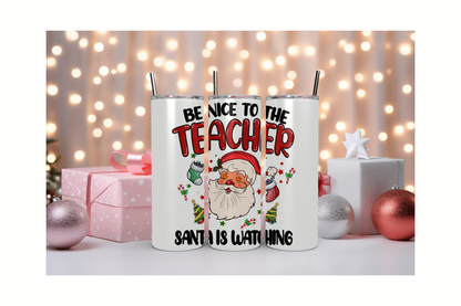 Teacher Christmas Tumbler