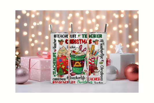 Teacher Christmas Tumbler