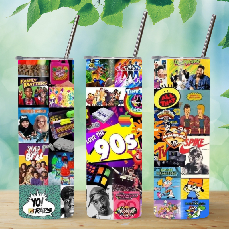 90's Theme Tumbler