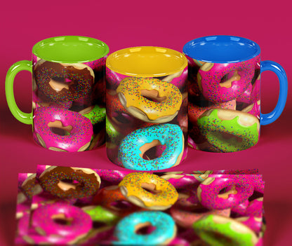 Donut Coffee Mug and Tumbler