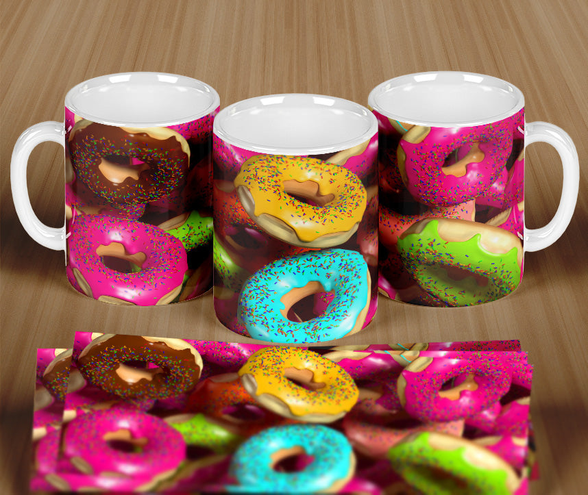 Donut Coffee Mug and Tumbler