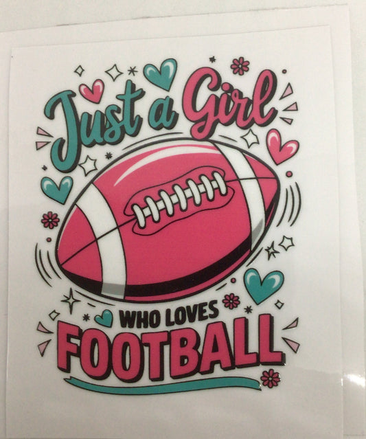 Just a girl who loves football