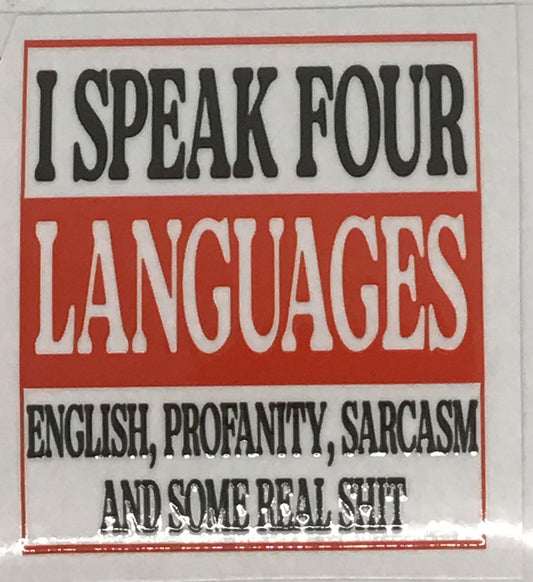 I Speak Four Languages