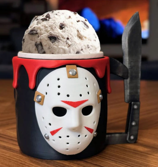 Jason Voorhees Ice Cream Pint Holder