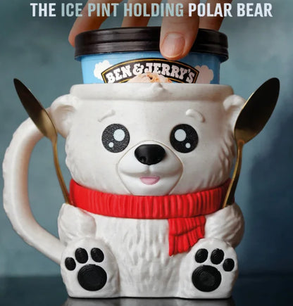 Polar Bear Ice cream Holder