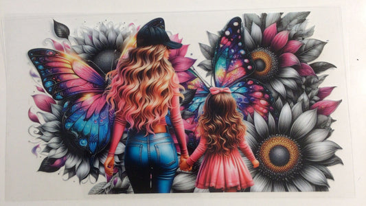 Mom and Daughter Butterflies