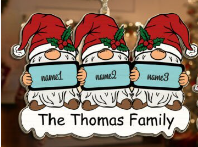 Personalized Christmas Ornament