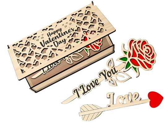 Valentine's Day Gift Box Rose Arrow