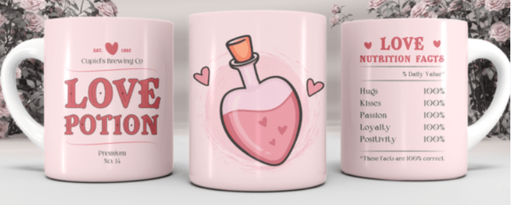 Valentines Day Sublimation Mug