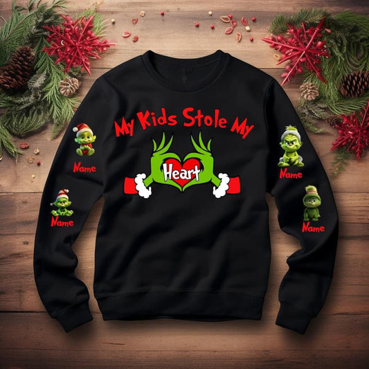 My Kids Stole My Heart Christmas Sweater