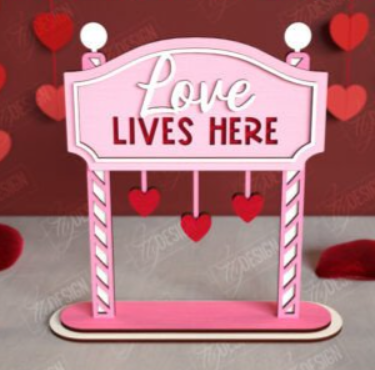 Valentine's Directional Signs