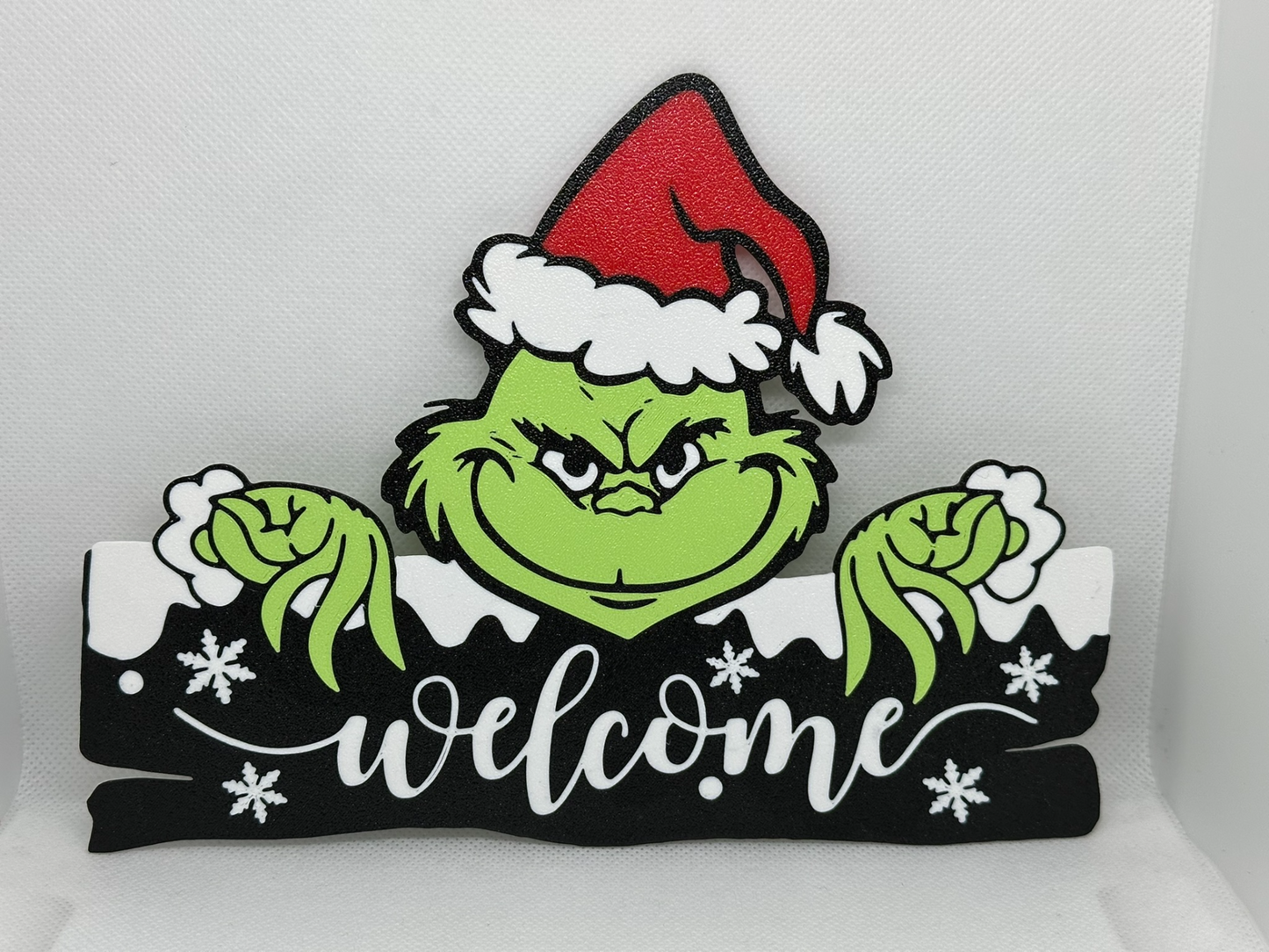 Grinch Welcome Sign