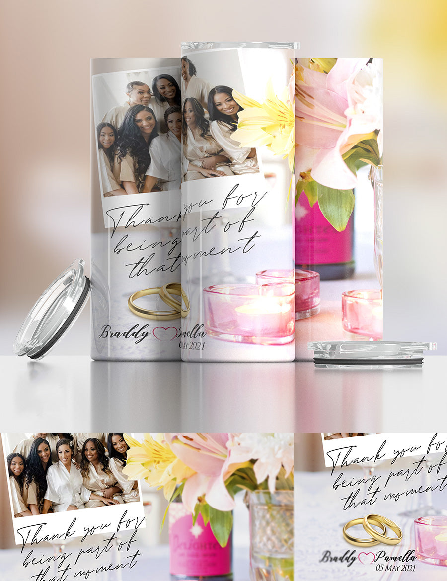 Customized Wedding Coffee Mug and Tumbler