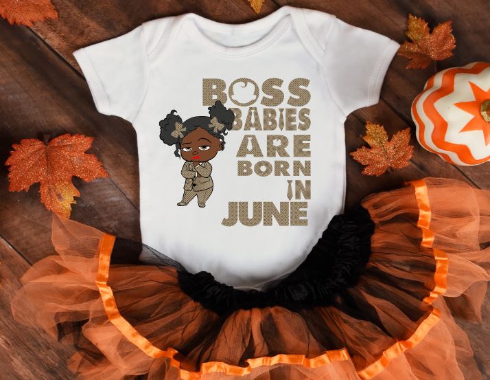 BOSS BABY GIRL  KIDS T-SHIRTS