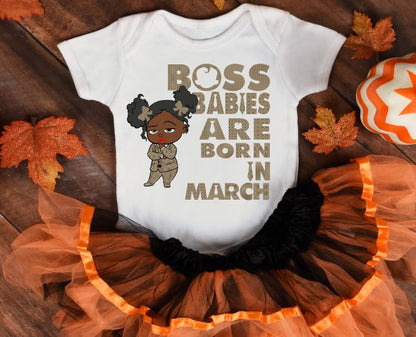 BOSS BABY GIRL  KIDS T-SHIRTS