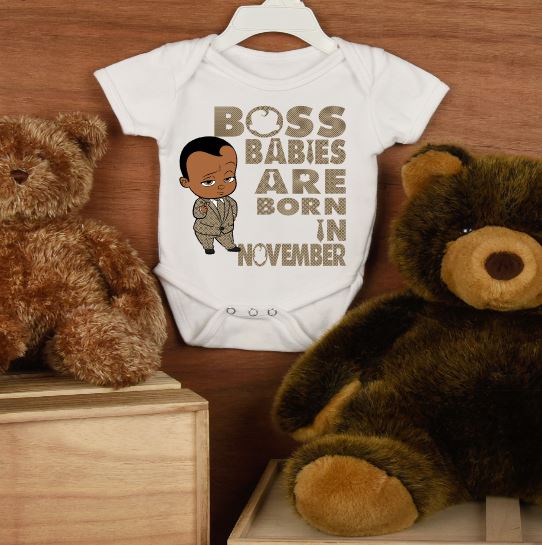 BOSS BABIES KIDS T-SHIRTS