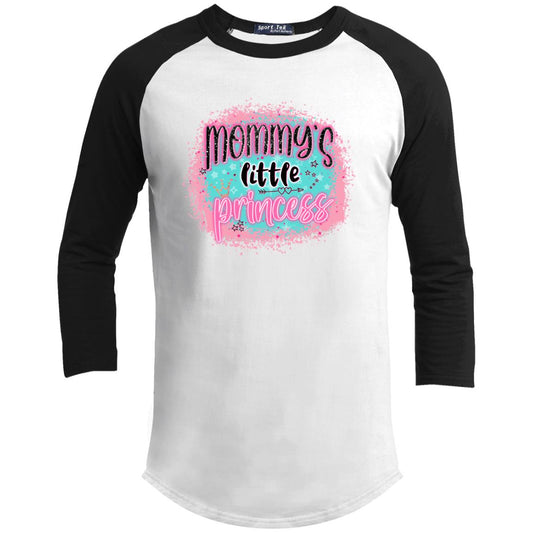 Mommy's little princess Youth 3/4 Raglan Sleeve Shirt