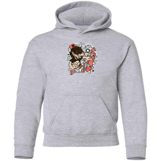 Wolf Skater Youth Pullover Hoodie