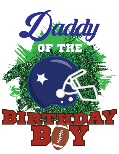 Football birthday shirts