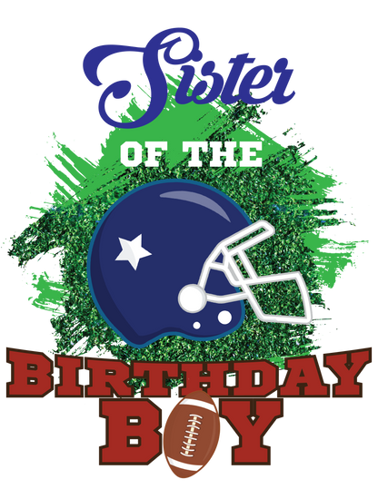 Football birthday shirts