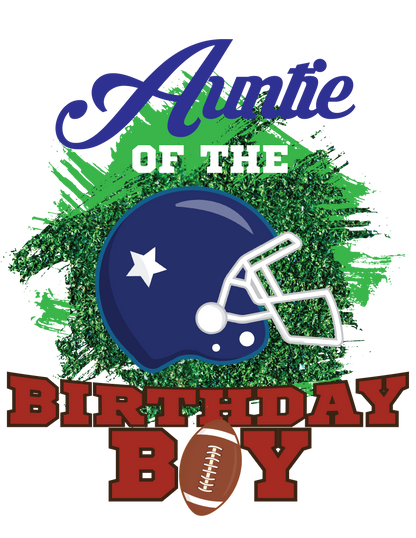 Football birthday shirts