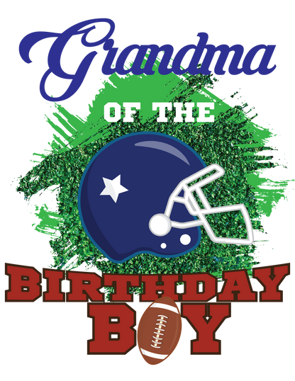 Football birthday shirts