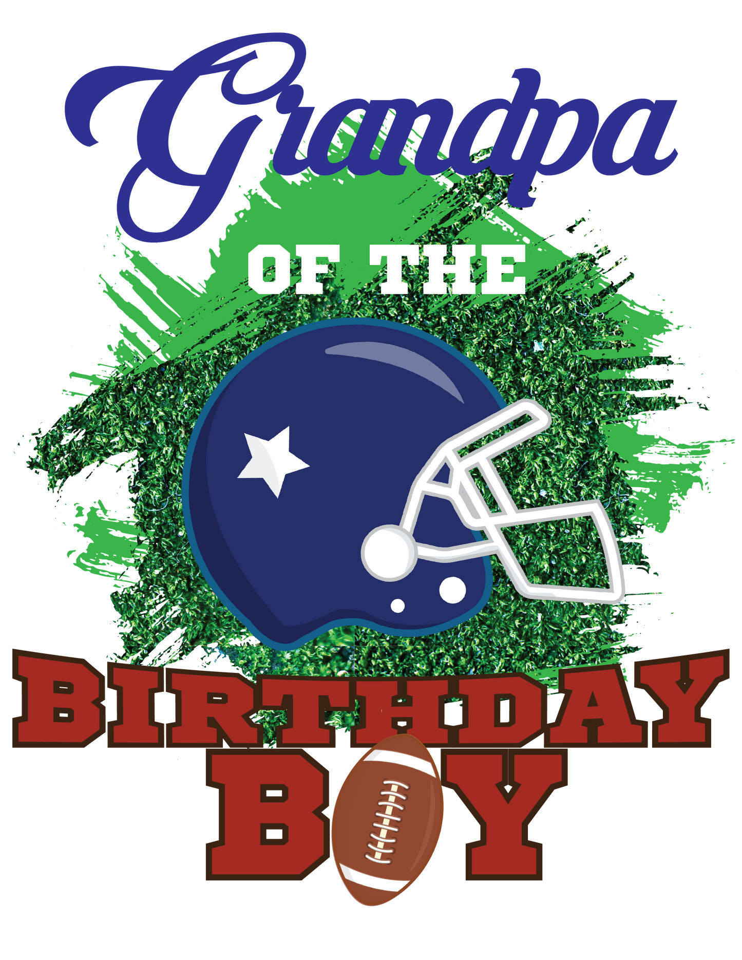 Football birthday shirts