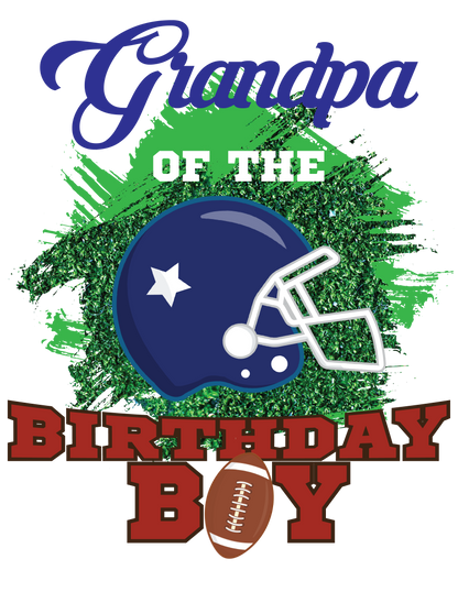 Football birthday shirts