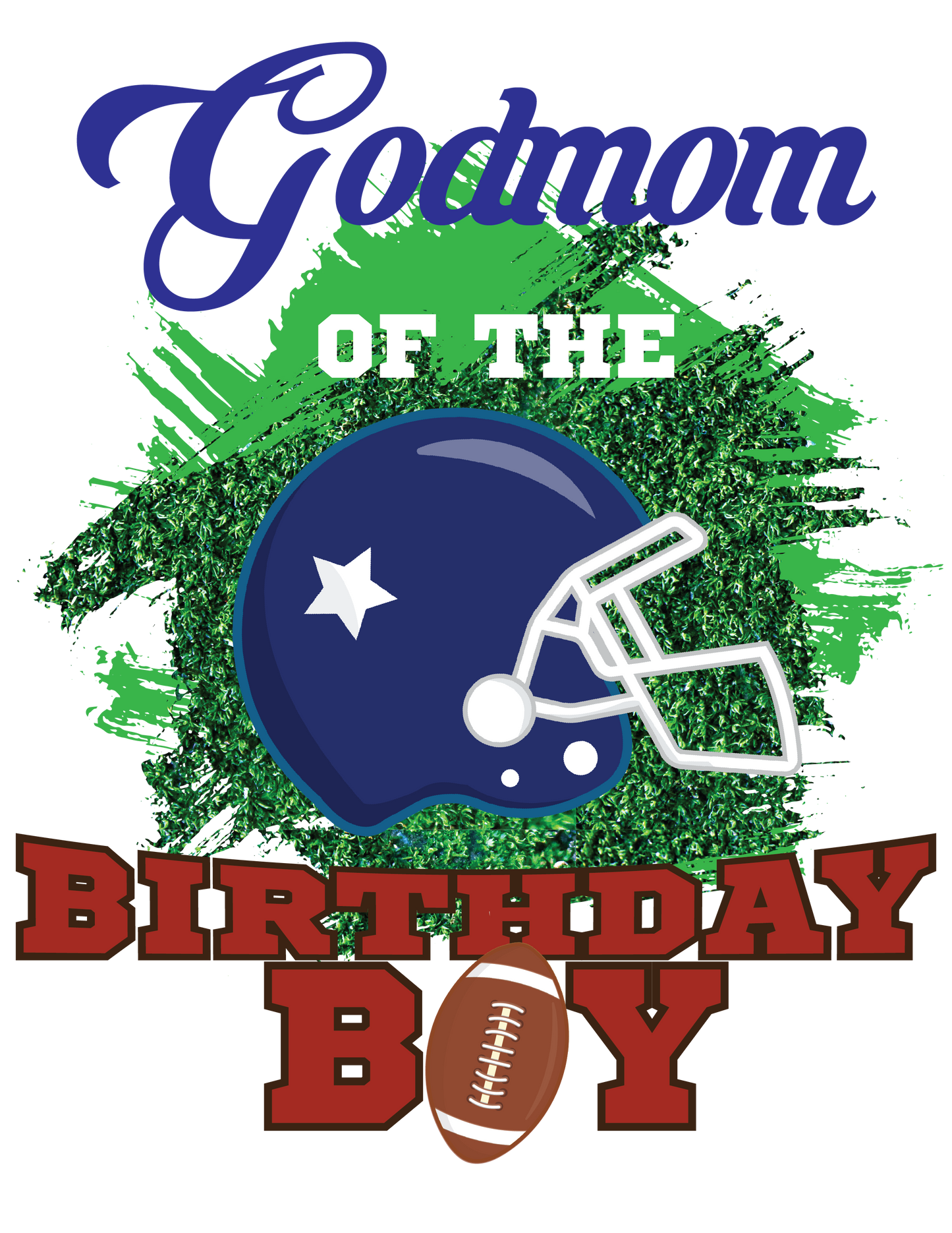 Football birthday shirts