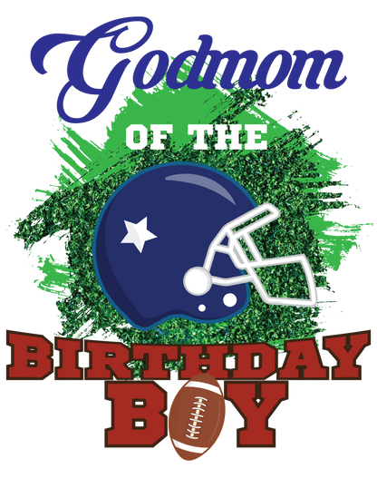 Football birthday shirts