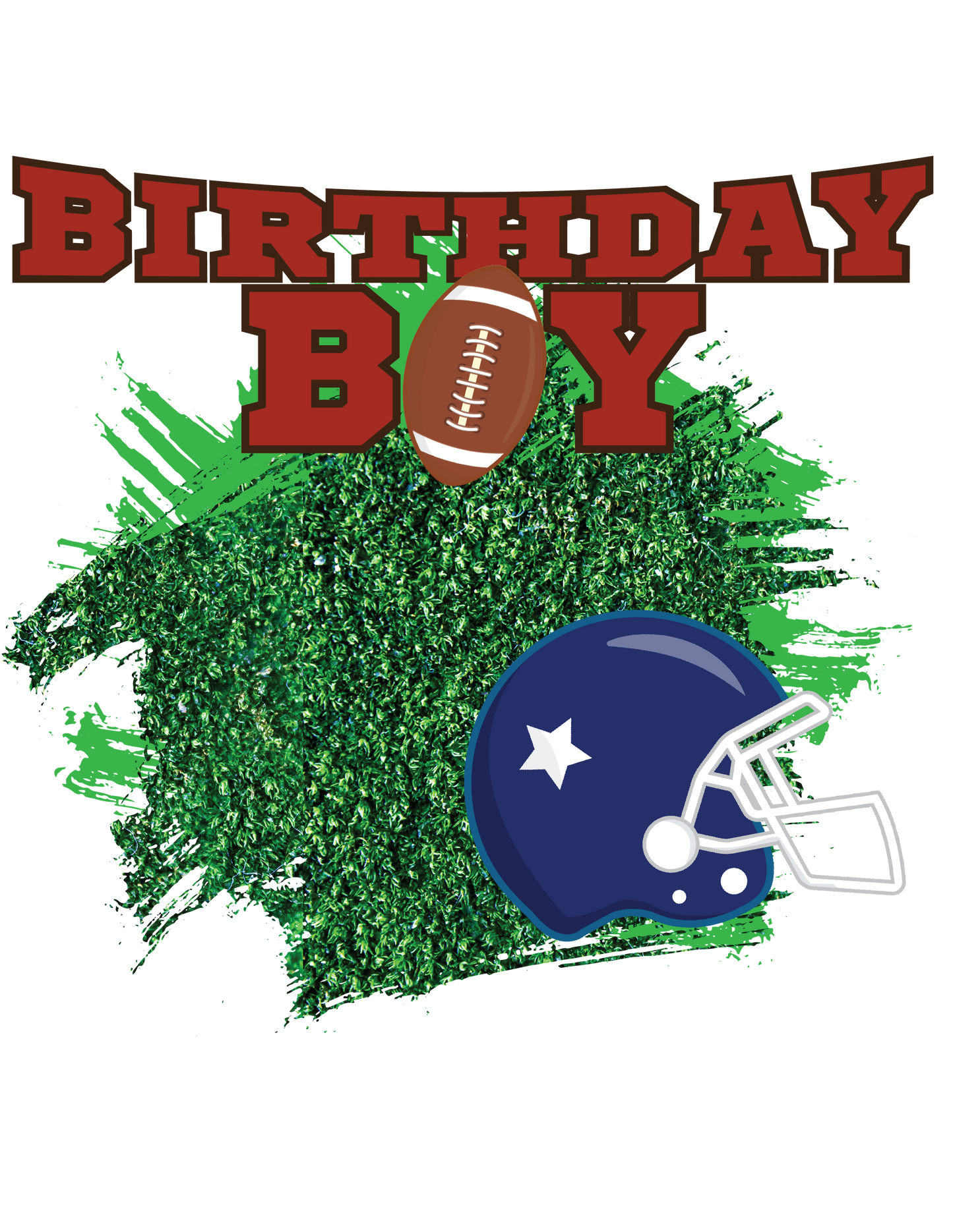 Football birthday shirts