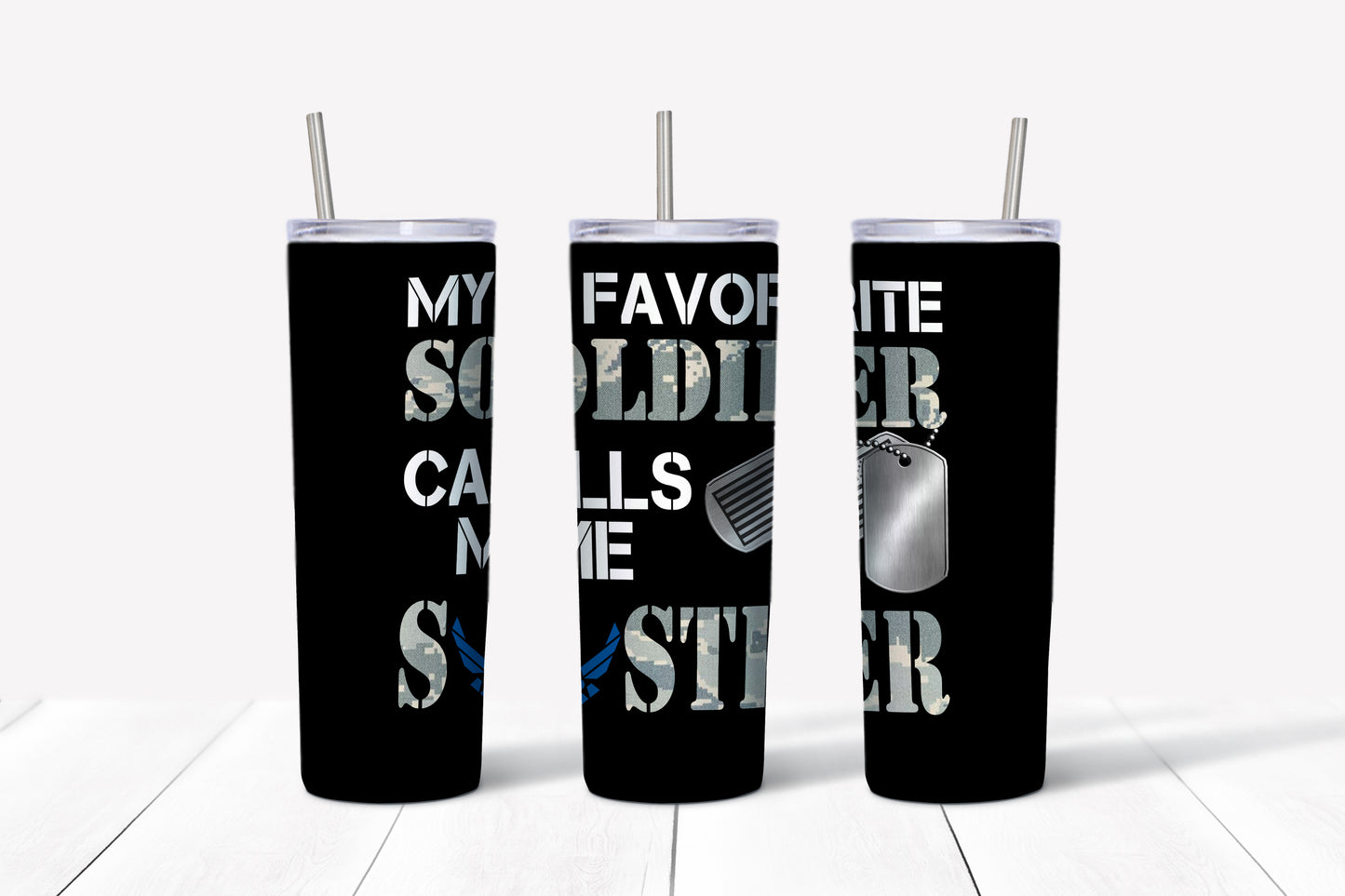 My Favorite Soldiers Tumblers