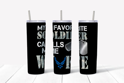 My Favorite Soldiers Tumblers