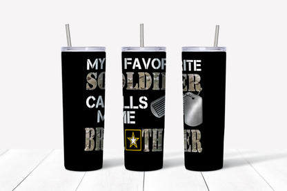 My Favorite Soldiers Tumblers