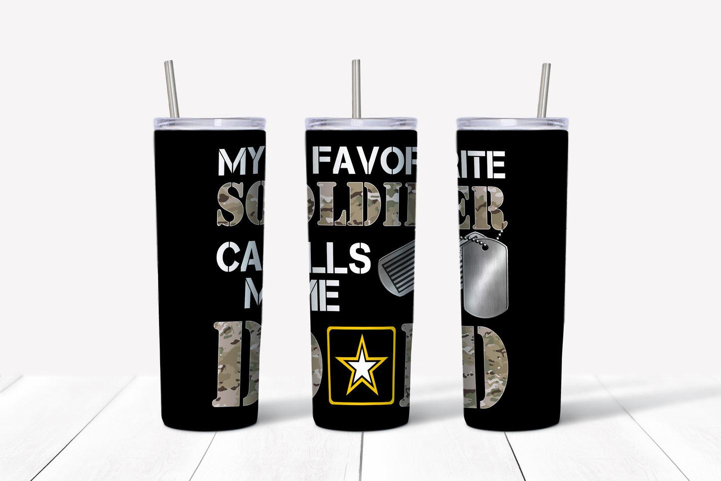 My Favorite Soldiers Tumblers