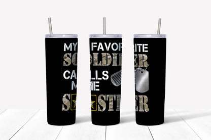 My Favorite Soldiers Tumblers