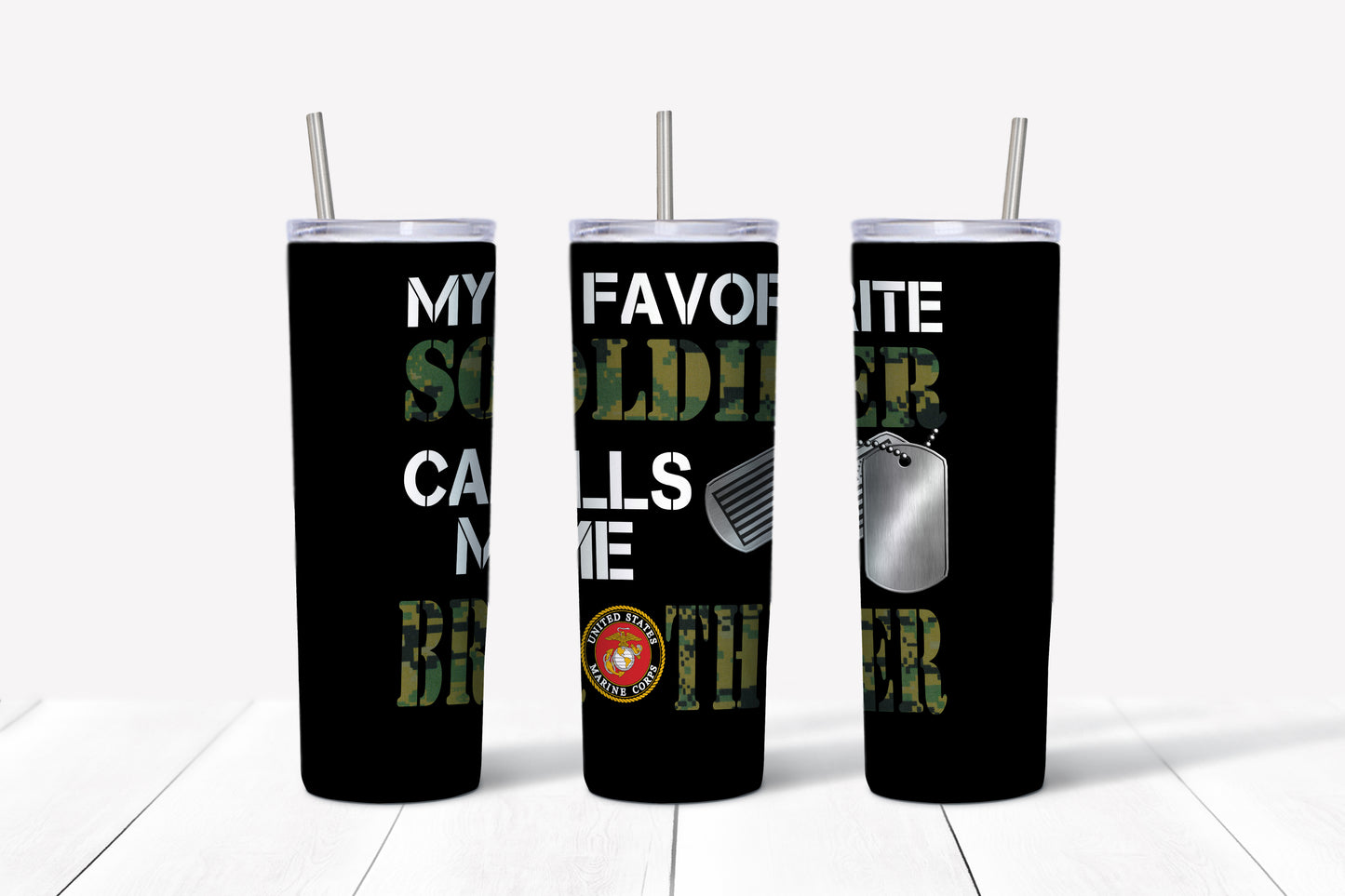 My Favorite Soldiers Tumblers