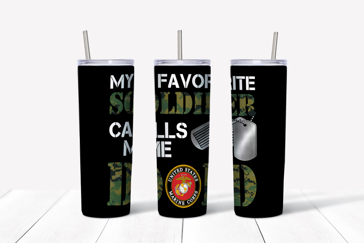 My Favorite Soldiers Tumblers