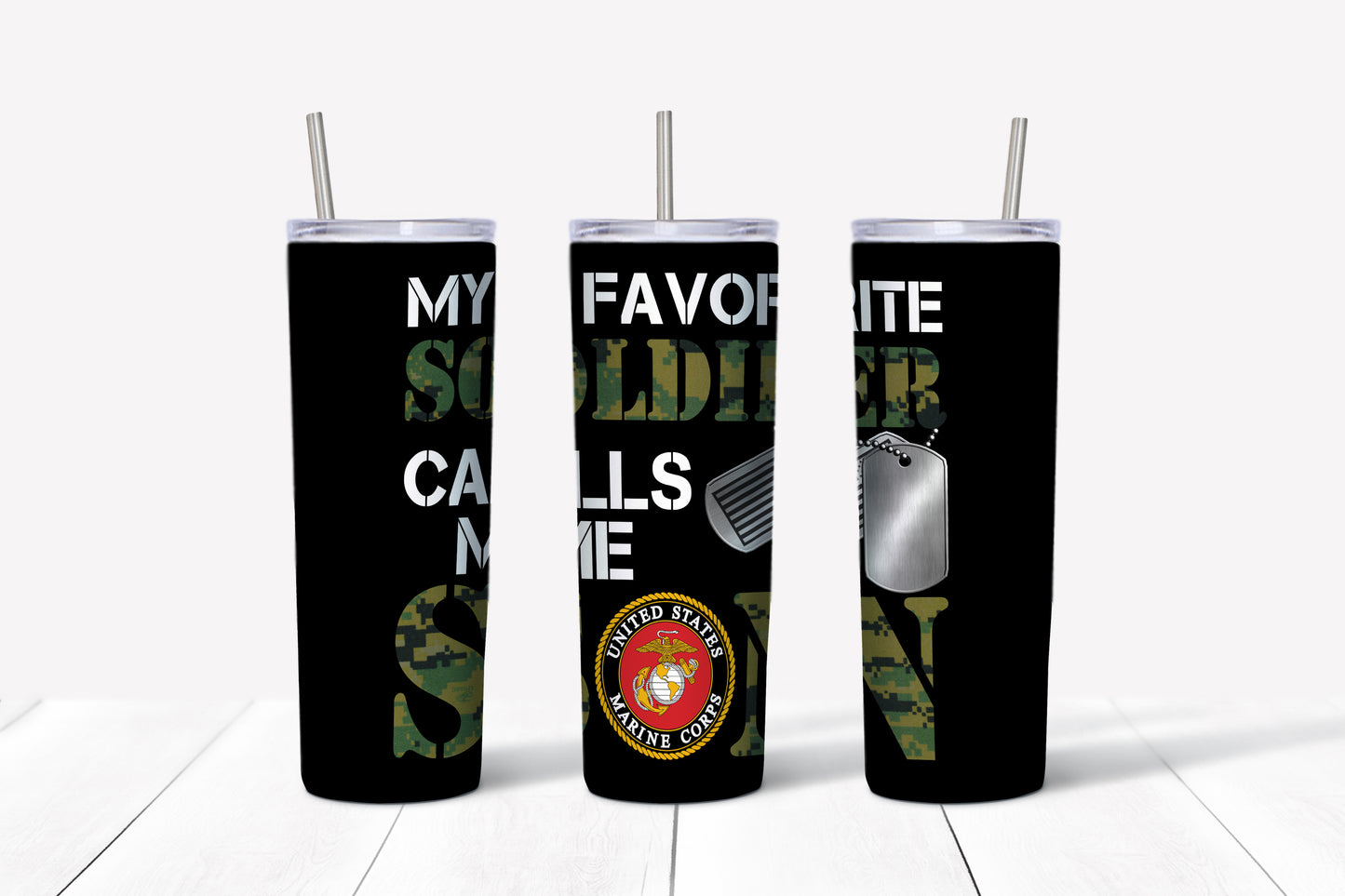 My Favorite Soldiers Tumblers