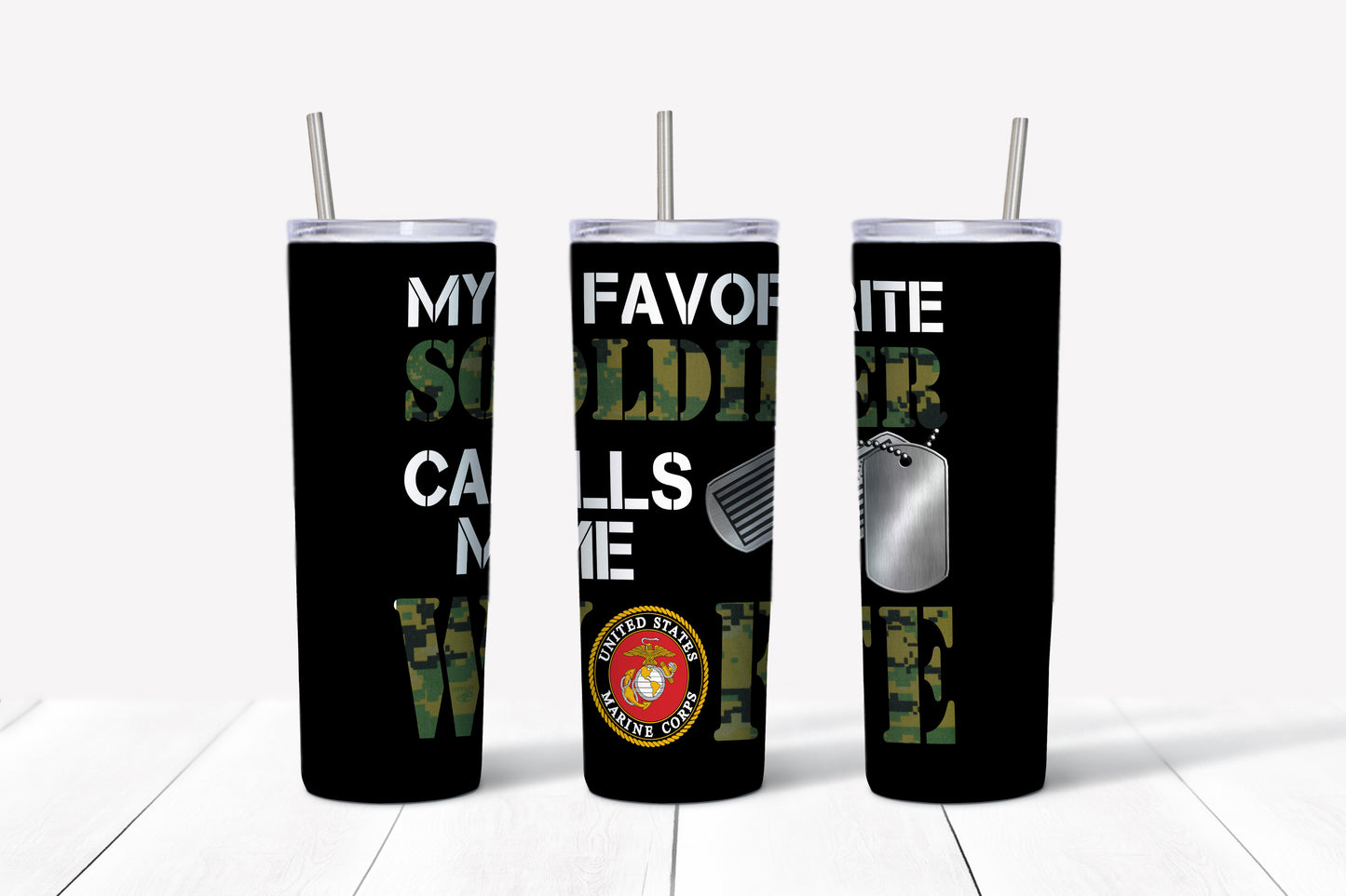 My Favorite Soldiers Tumblers