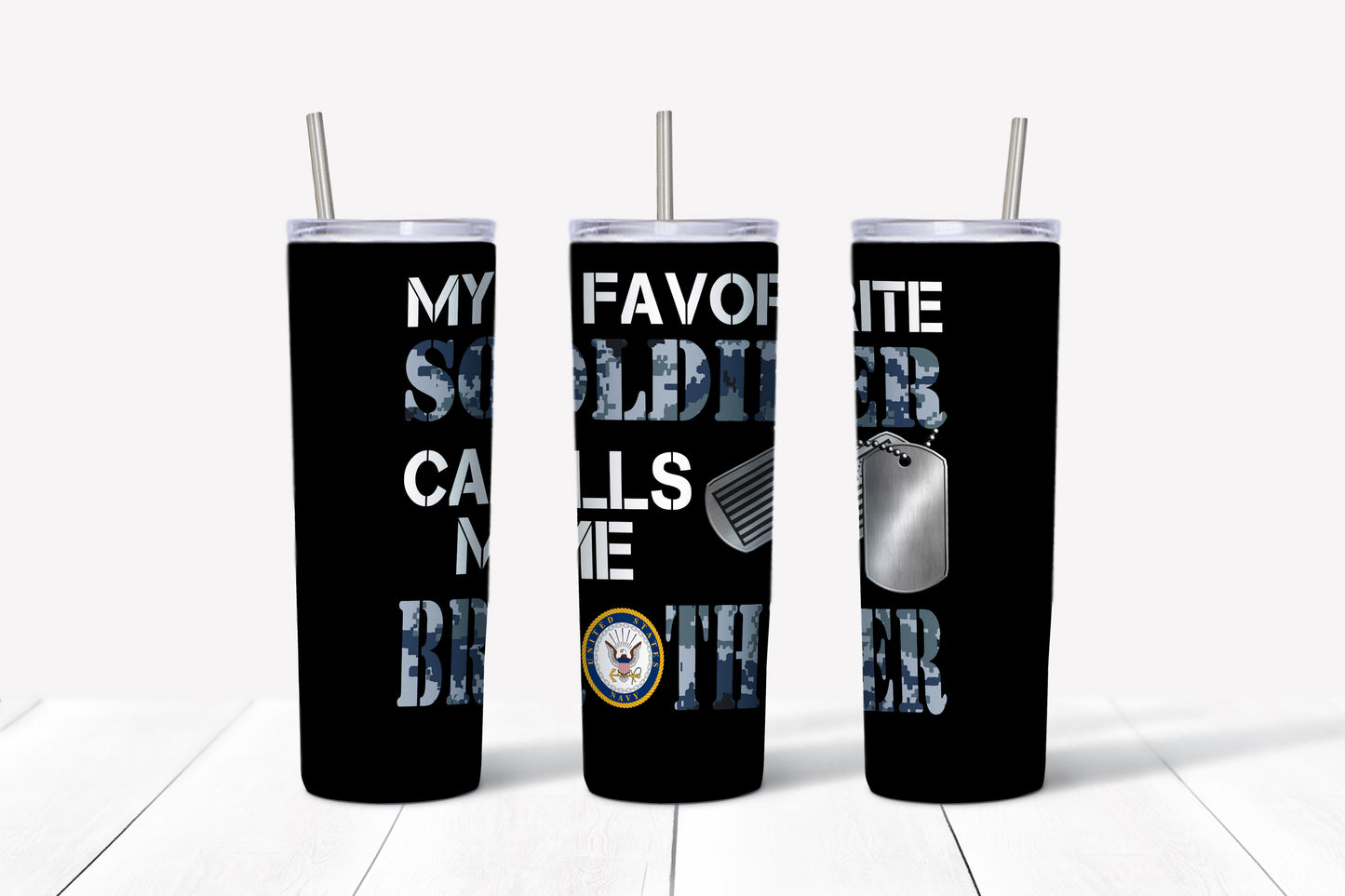 My Favorite Soldiers Tumblers