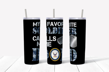 My Favorite Soldiers Tumblers