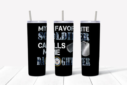 My Favorite Soldiers Tumblers