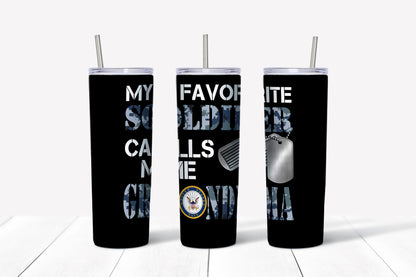 My Favorite Soldiers Tumblers