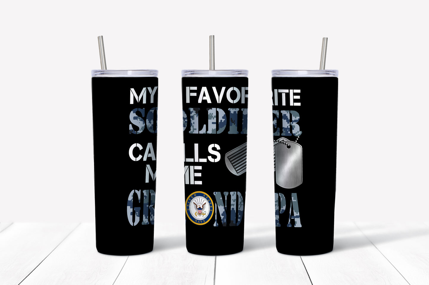 My Favorite Soldiers Tumblers